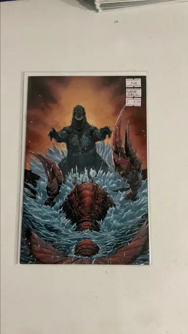 Godzilla: Here There Be Dragons #4 Tyler Kirkham Incentive 1:10 Ratio Virgin Variant IDW