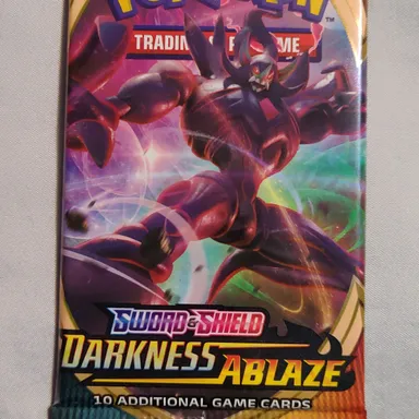 sword and shield darkness ablaze booster pack. rip and ship or ship sealed.
