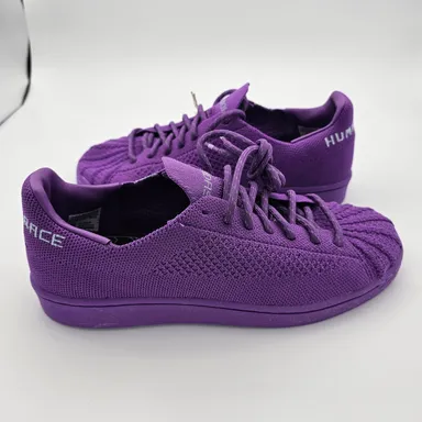 Adidas Pharrell x Superstar Primeknit 'Purple' Men's Size 7
