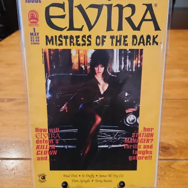 Elvira Mistress of the Dark #1 (1993, Claypool Comics) Photo Cover