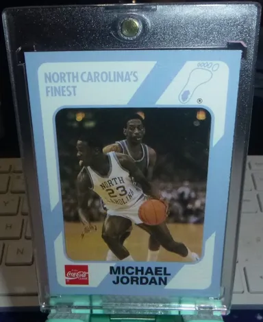 1989 Collegiate Collection Michael Jordan North Carolina Card #17