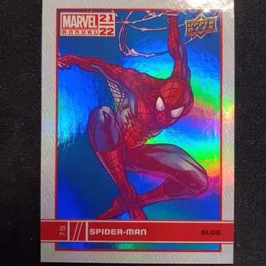 Collectibles TC- Marvel annual 21-22 blue foil holo Spiderman🔥🔥🔥