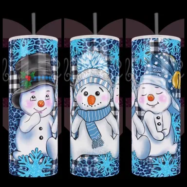 Snow People Handcrafted Hot & Cold insulated steel tumbler cup