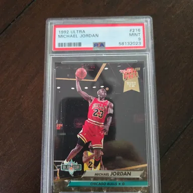 1992 Ultra Michael Jordan 216  PSA MINT 9