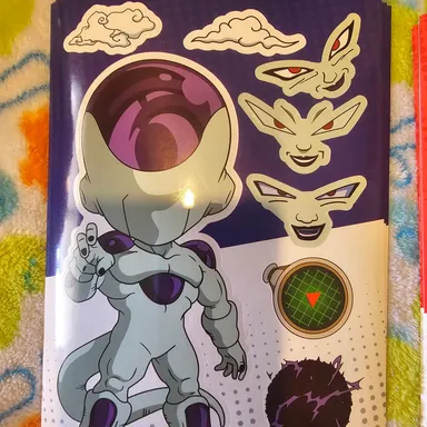 dragon ball z sticker sheet