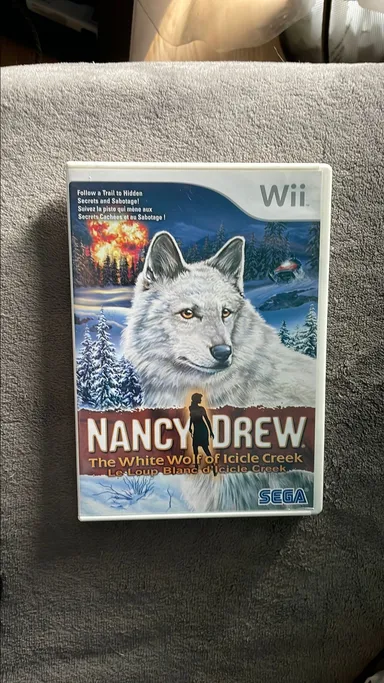 Wii Nancy Drew The White Wolf of Icicle Creek Complete