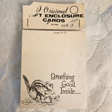 Gift Enclosure Cards - Something Good Squirrel