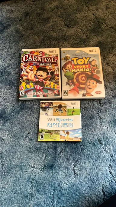 Wii games set of 3