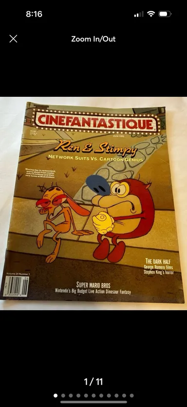 Cinefantastique V. 24 #1 Ren & Stimpy (1993). In good preowned condition