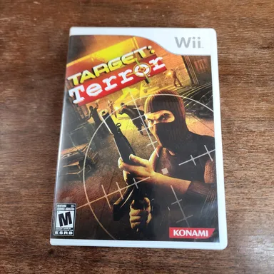 Nintendo Wii Target Terror Rare Game