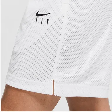 Nike Dri FIT Basketball Shorts Women’s XXXL Size 3XL White Swoosh Fly NEW WITH TAGS MSRP $35