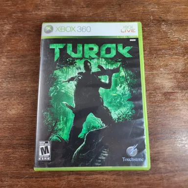 Microsoft Xbox 360 Turok CIB Game Includes Registration Card