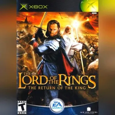 Lord of Rings Return of King 🔥 Original Microsoft Xbox 🎮 Vintage Video Games