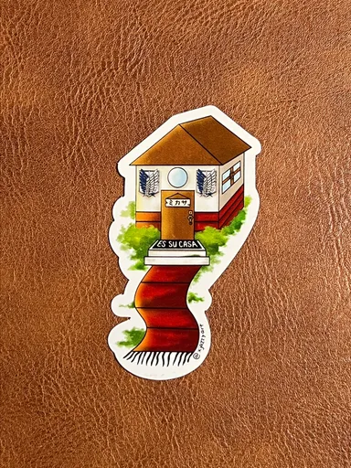 Mikasa es su Casa - 3” magnet