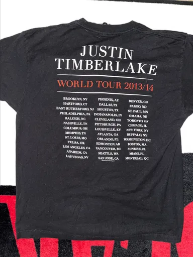 Justin Timberlake World Tour Shirt
