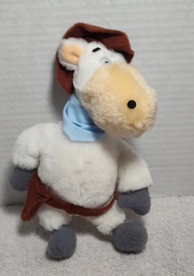 Vintage 1989 Nanco Hanna Barbera Quick Draw McGraw Plush Stuffed Animal