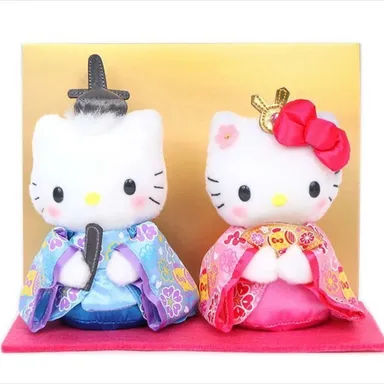Japan SANRIO limited set Hello Kitty & Dear Daniel Hinamatsuri Doll