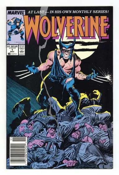 WOLVERINE #1 ~ First Wolverine as Patch 1988 ~ High-grade NEWSSTAND edition!