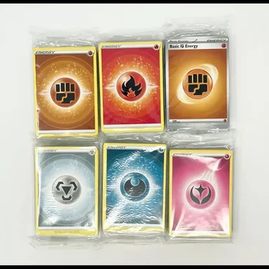 random sealed pack of energy cards