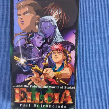 Ellcia Part 3: The Ironclads VHS Brand New Sealed
