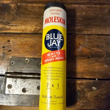 Vintage Blue Jay Moleskin Can