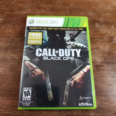 Microsoft Xbox 360 Call Of Duty Black OPS Game