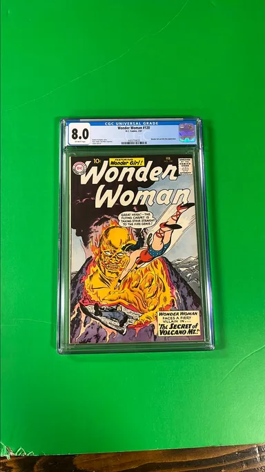 Wonder Woman 120 CGC 8.0 1961 beautiful high-grade copy !