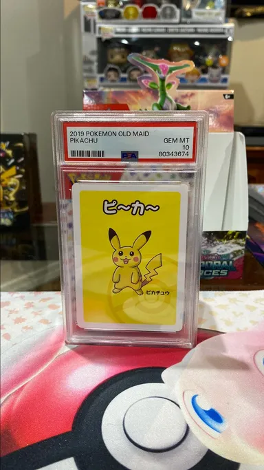2019 Pokemon Old Maid Pikachu  PSA GEM MT 10