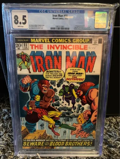 Iron Man #55 CGC 8.5