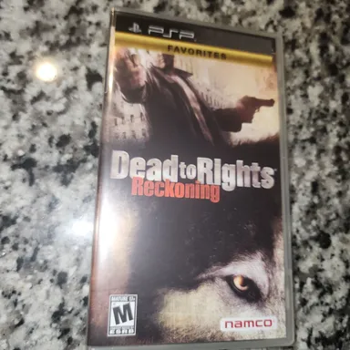 Dead to Rights Reckoning (Sony PSP) New Sealed - Black Label