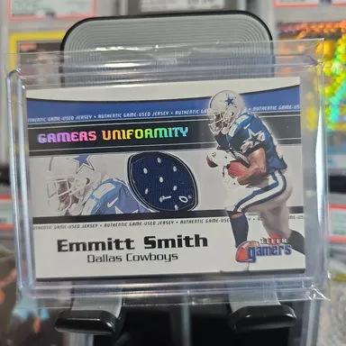 2000 Fleer Gamers Emmitt Smith- Game used Jersey