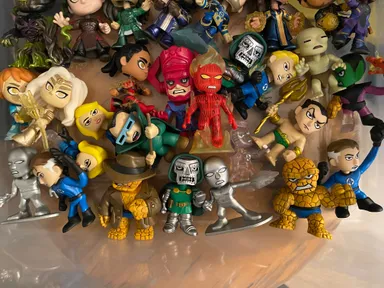 Funko Mystery Minis Fantastic Four complete bobblehead mini figure set