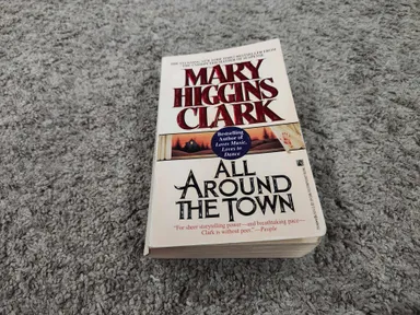 All Around the Town by Mary Higgins Clark (1993, Mass Market, Reprint)