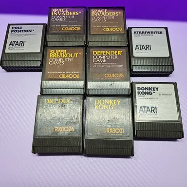 Lot of 9 Atari 400-800 Computer Games