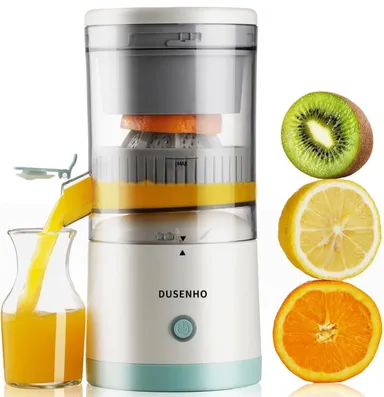 Electric Juicer Rechargeable - Citrus Juicer Machines with USB and Cleaning Brush Portable Juicer fo