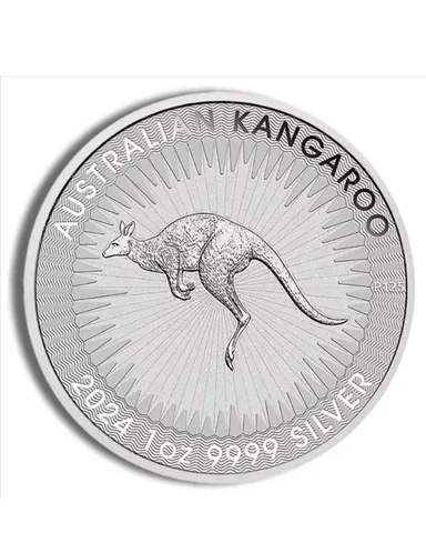 2023 1 oz Australian .9999 Fine Silver Kangaroo $1 Coin BU - In CAPSULE!!