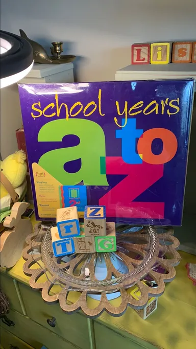 21. School Years a to z and block bundle.