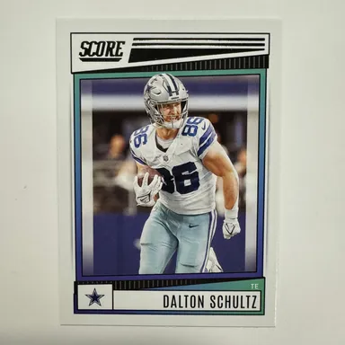 2022 Score Football Base #226 Dalton Schultz - Dallas Cowboys