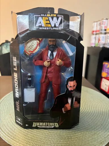 Brodie Lee #46 Unmatched Collection TNT Belt Series 6 Championship AEW Wrestling Jazwarr WWE Action
