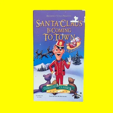Santa Claus Is Coming To Town VHS Tape