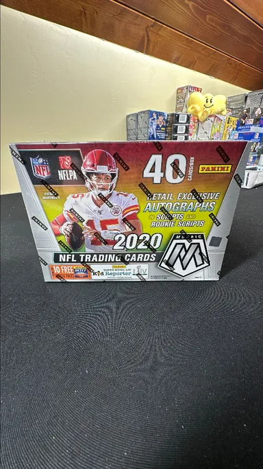 2020 Mosaic Football NFL Mega Box Auto ? Burrow ? Herbert ? Hurts ?
