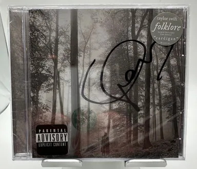 Taylor Swift Folklore Autographed CD