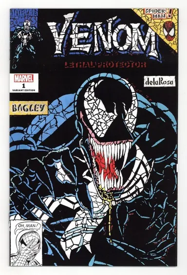Venom Lethal Protector II #1 Shattered Variant Black! 9.8 Brand New combined shipping available