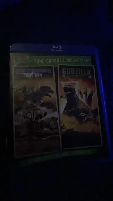 Godzilla double feature Godzilla Tokyo sos and Godzilla final wars blu ray