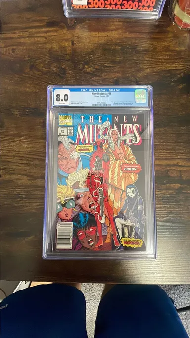New Mutants 98 newsstand CGC 8.0