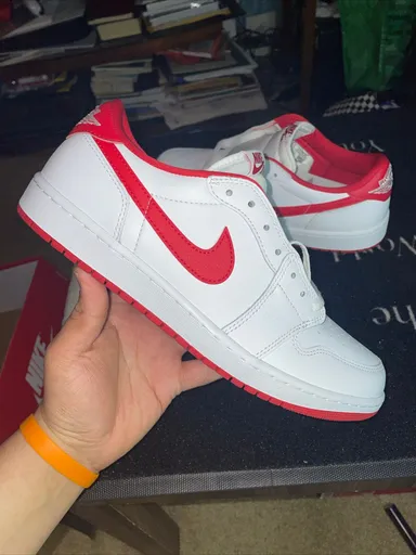 Nike Air Jordan 1 Retro Low OG Shoes University Red CZ0790-161 Men Size 11 NEW