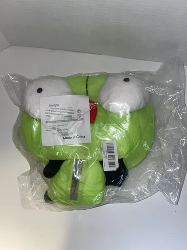 Nickelodeon Invader Zim Gir With Piggy 15 Inch Plush Backpack NWOT