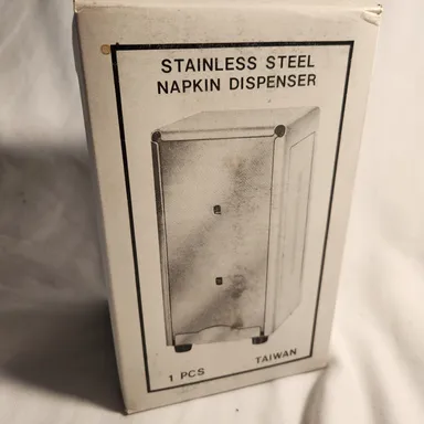 Stainless Steel Double Sided Napkin Dispenser