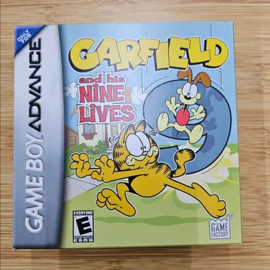 *BOX ONLY* GBA Garfield and his Nine Lives