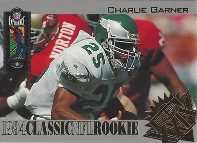 1994 Classic NFL Experience Rookie (Spanish) #R3 Charlie Garner Philadelphia Eagles